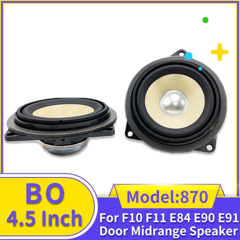 Haut-parleur de milieu de gamme de panneau de porte, haut-parleurs audio de 4.5 pouces, BMW E81, E82, E87, E88, E90, E91, E92, E93, F10, F11, M5, F90, bronchE84, 3, 5, bronchSeries