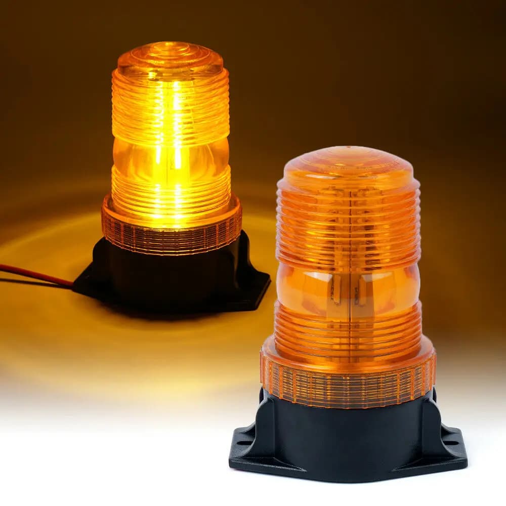 12 24V 48v 60 80v toit 30 LED lumière stroboscopique lumineuse voyant d'avertissement d'urgence pour chariots élévateurs ambre bleu rouge
