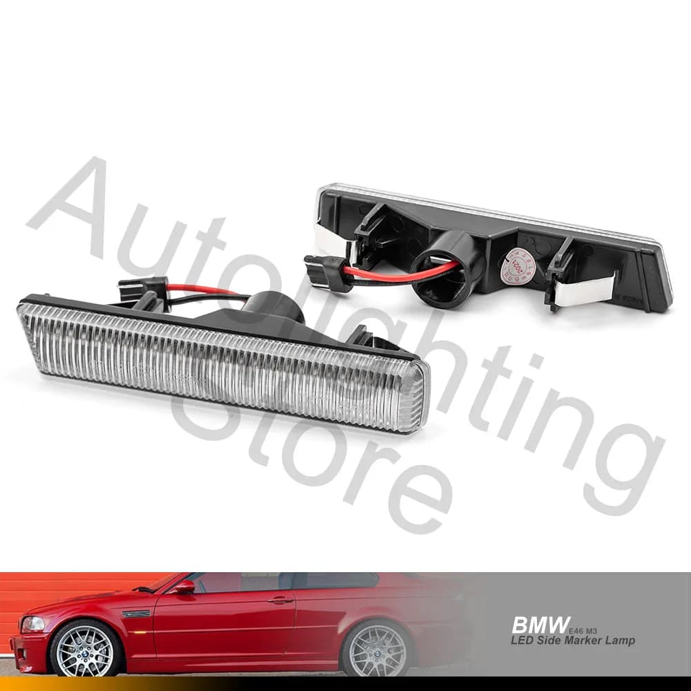 Clignotants latéraux LED pour BMW E46 M3 coupé/Convertible 95-01 E38, 2 pièces