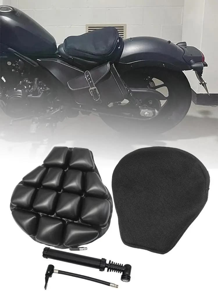 Juste de coussin de siège gonflable universelle pour moto, coussin d'air pour Runder GS, CBRfemale Z800, Z900, trucs, 07/09