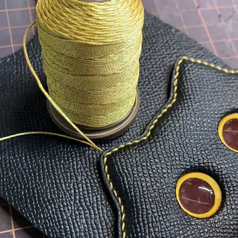 Fil de cire en fil d'or, cuir tissé à la main, macramé spécial, Protection de l'environnement, haute qualité, forte traction