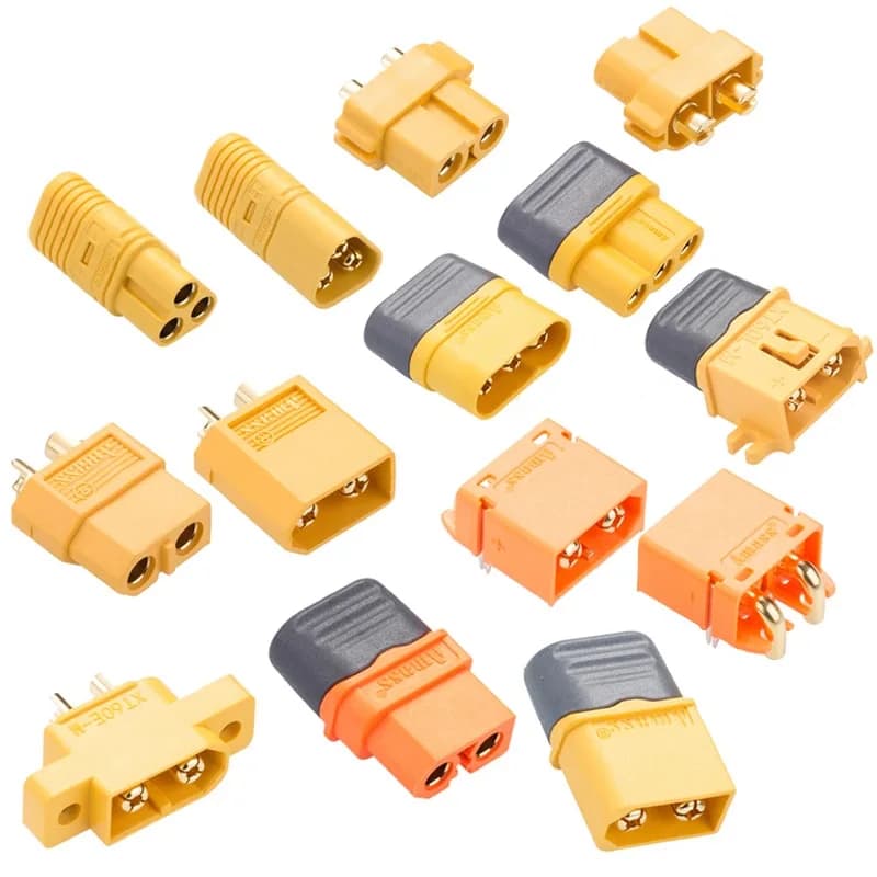Amass-Prise de connecteurs mâle et femelle, pièces de chargeur de batterie Lipo RC, compte 60, MR60, MT60, compte 60C, compte 60E, compte 60H, compte 60L, compte 60PW, compte 60PM, compte 60U, 2