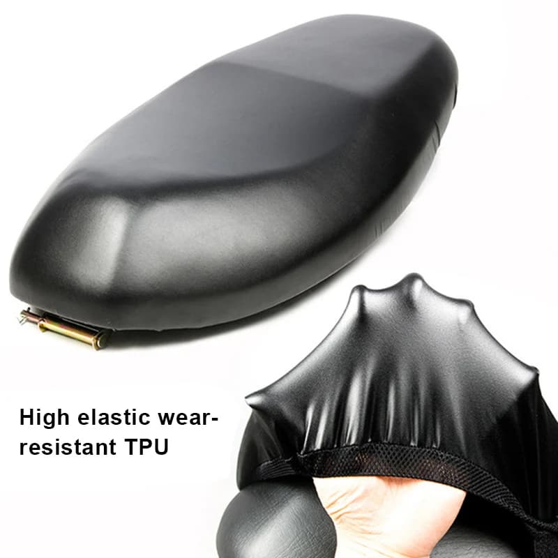 Housse de siège de moto élastique universelle moto protecteur de siège Flexible bricolage housse de siège moto avec sac de rangement
