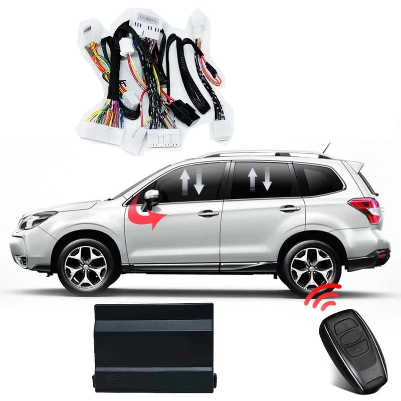 Ouverture automatique de la fenêtre de la voiture, miroir latéral rabattable pour Subaru WRX STI Legacy BZR verre intelligent à un bouton