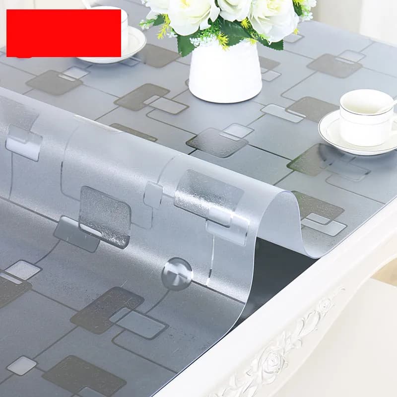 Sets de table transparents en PVC, 2021mm/2mm/3mm, haute qualité, verre clair et souple, panneaux de cristal, pour la maison, nouvelle collection 1.5