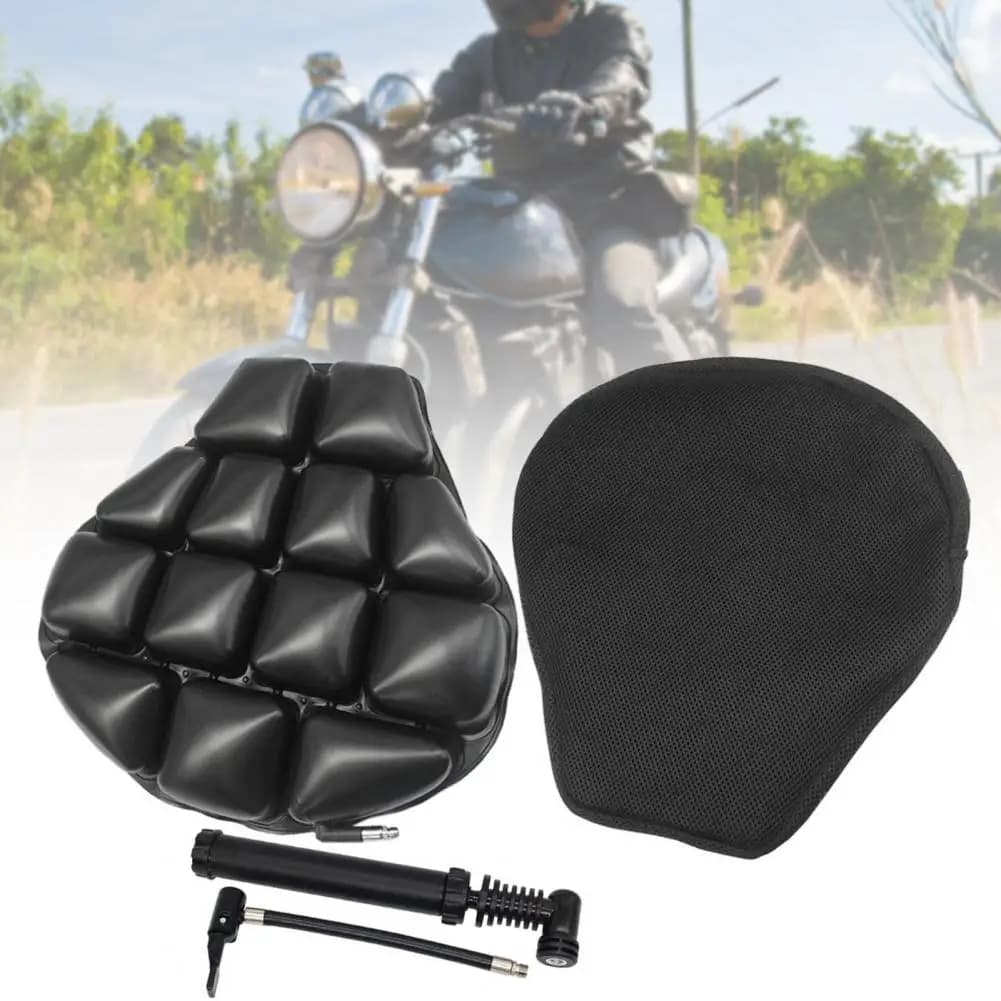 Juste de coussin de siège gonflable universelle pour moto, coussin d'air pour Runder GS, CBRfemale Z800, Z900, trucs, 07/09