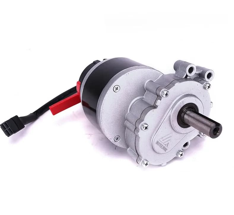 MY1016Z/250W/24V moteur à balais de décélération pour fauteuil roulant électrique avec frein électromagnétique/frein à main