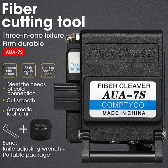 Cliveuse de fibre optique AUA-7S AUA-71S, couteau de coupe de Fiber optique en métal, haute précision, Contact froid