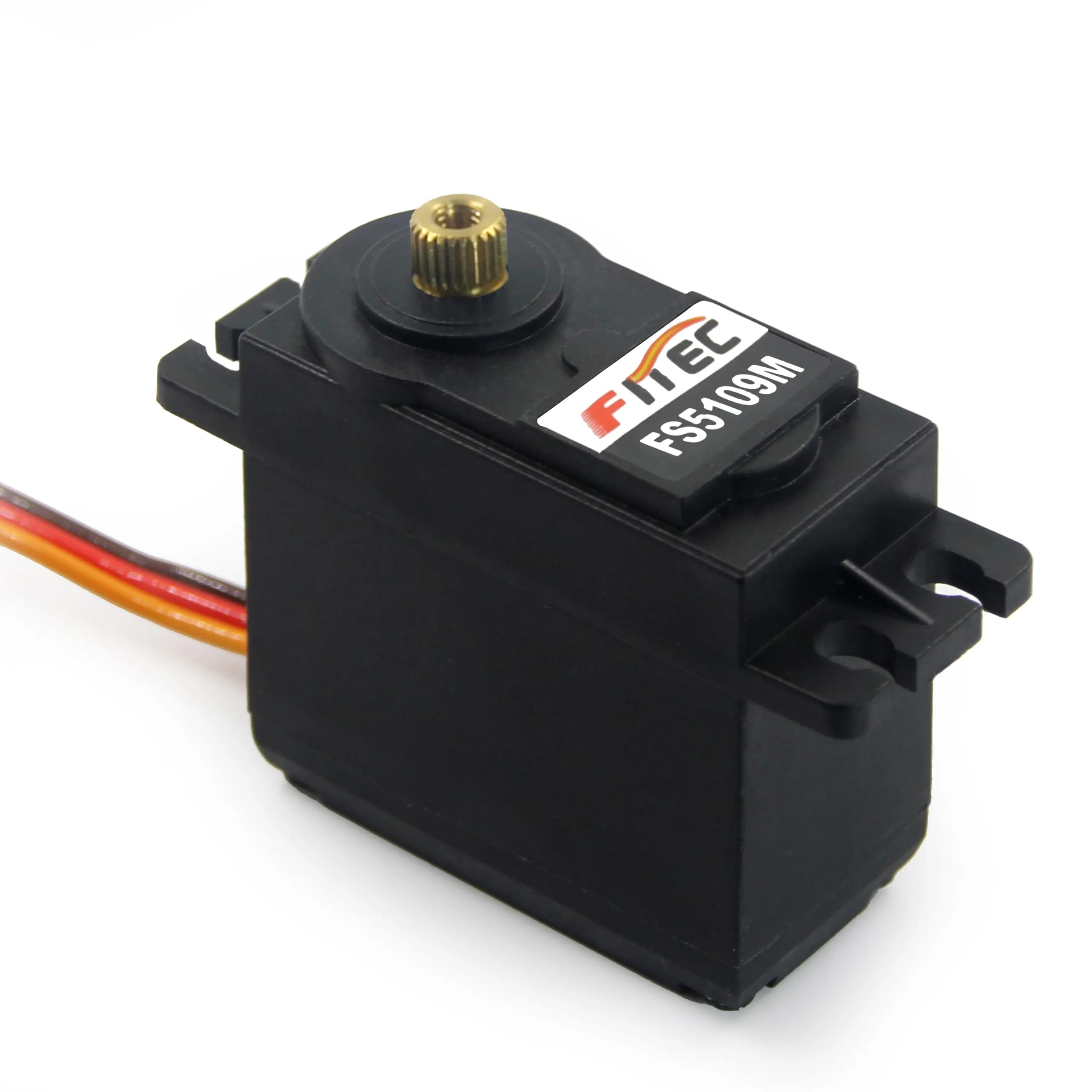Feetech – engrenage métallique analogique FS5109M 10kg, Servo RC à 180 degrés, pièces de Robot, direction pour voiture à échelle 1:8/1:10
