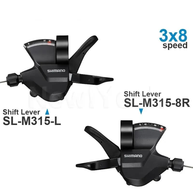SHIMANO M315 2x8 3x8 manette de vitesse groupe SL-M315-2L SL-M315-L levier de changement de vitesse gauche et droitSL-M315-8R -3x 8 vitesses pièces d'origine