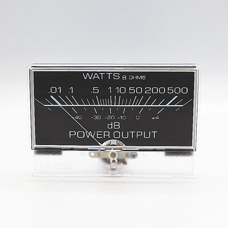1 pièce Instrument de mesure de puissance mécanique à aiguille (DB, VU) pour amplificateur de puissance DC de scène
