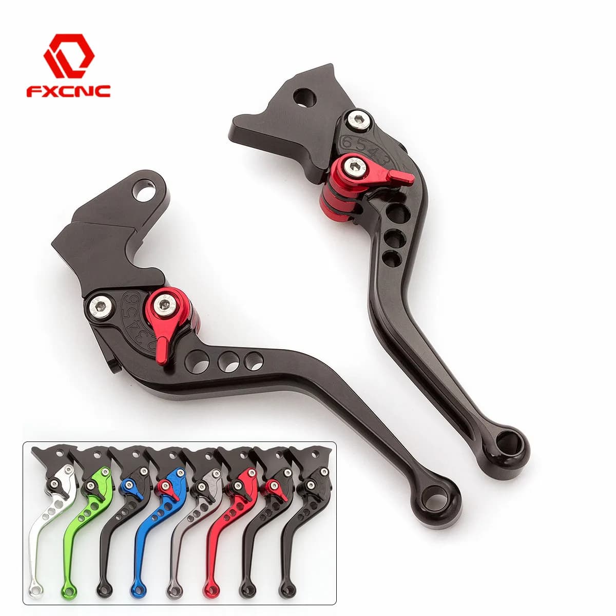 Leviers de frein et d'embrayage de moto réglables, 8 couleurs, pour modèles de disques Vespa PX LML 125 150 200 Star PX125 PX150, disque avant et arrière Durm