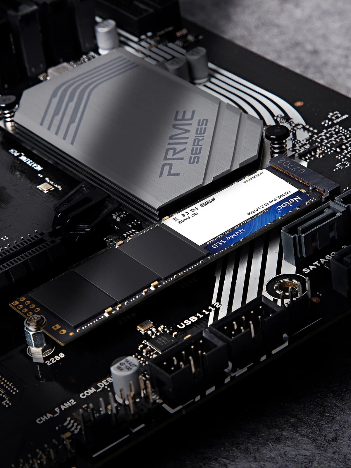 Disque SSD interne Netac M.2 PCIe NVMe 512 Go, 1 To, 256 Go, 128 Go pour ordinateur portable et de bureau