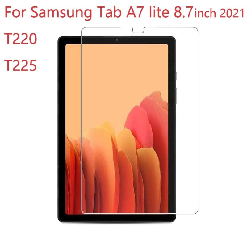Film de protection d'écran anti-rayures pour tablette Samsung Galaxy Tab A7 Lite SM-T225 T220, 8.7 pouces, dureté 9H, verre trempé 2021