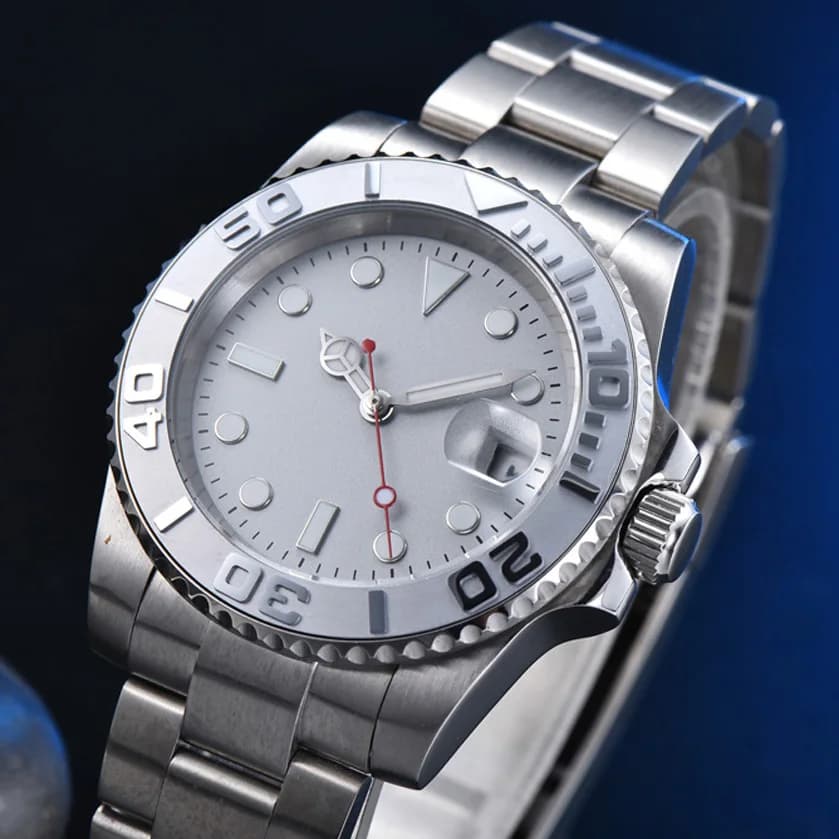 2025 nouveau 2813 Yacht montre lunette en céramique montre mécanique pour hommes mode haute dureté verre minéral plongée Reloj hombre