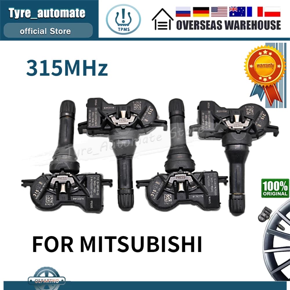 Capteur de pression TPMS pour MITSUBISHI ECLIPSE CROSS, 4250C276 68001696AB 4250D585 S80 Bloody 05, 315MHz, 2018-2024, Nouveau