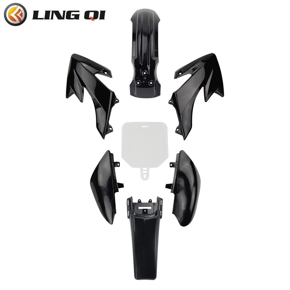 Analyste de carrosserie de carénage en plastique, garde-boue avant et arrière plus longs, CRF50 XR50 Coque en plastique modifiée pour moto, adaptée au CRF 50 Pit D343
