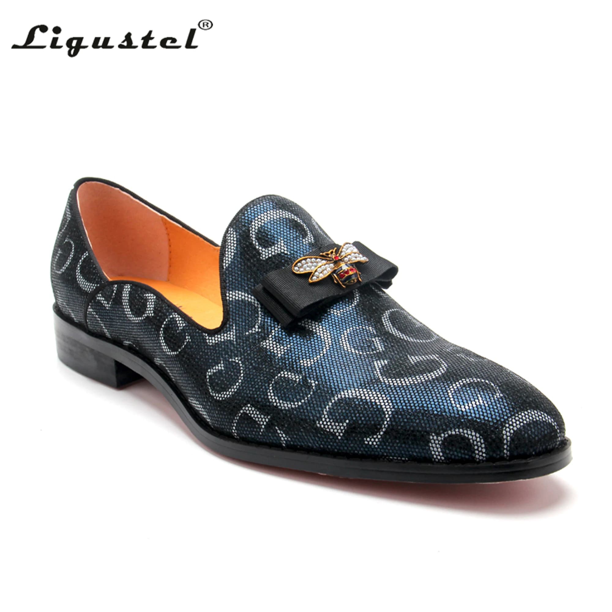 Mocassins en cuir véritable pour hommes, bleus, décontractés, de luxe, pour bal, mariage, soirée, à enfiler, semelle rouge, habillés, grande taille 13