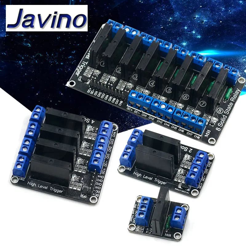 1 2 4 8 canaux 5V DC cite Tech Solid State High Level SSR AVR DSP G3MB-202P citations pour ardu37