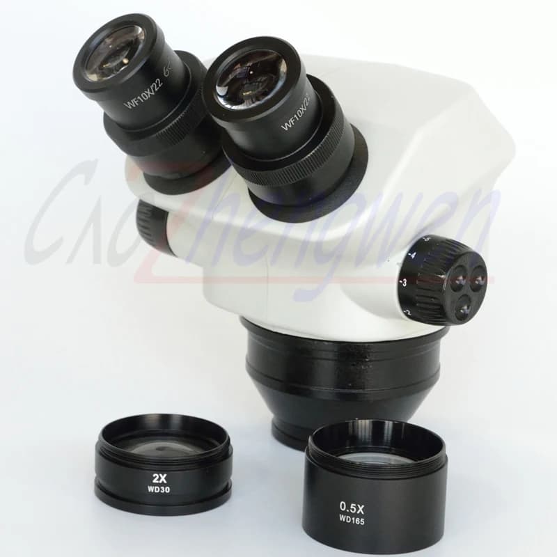 FYSCOPE-Tête de Microscope Stéréo Binoculaire 3.5X-100X, Mise à Niveau 7X-50X WF10X/22mm, Grand Champ de Vision