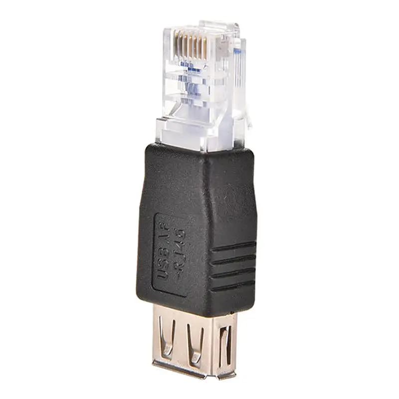 Adaptateur Ethernet RJ45 mâle vers USB femelle, prise LAN, routeur réseau C3R5