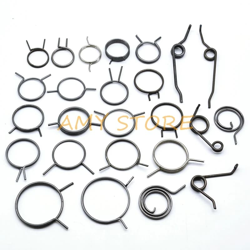 Ressorts de poignée de porte, 5 pièces, bouton de levier de porte interne, loquet de remplacement, bobine de Torsion pour la réparation