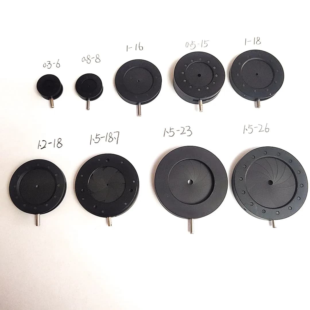 Modules de caméra à condensateur à diaphragme d'ouverture d'iris mécanique optique réglable, diamètre moyen