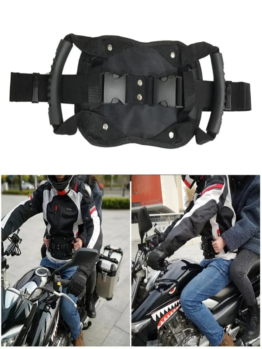 Ceinture de Sécurité pour Siège Arrière de Moto, Poignée Passager, Anti-Allure, SFP, pour Enfant