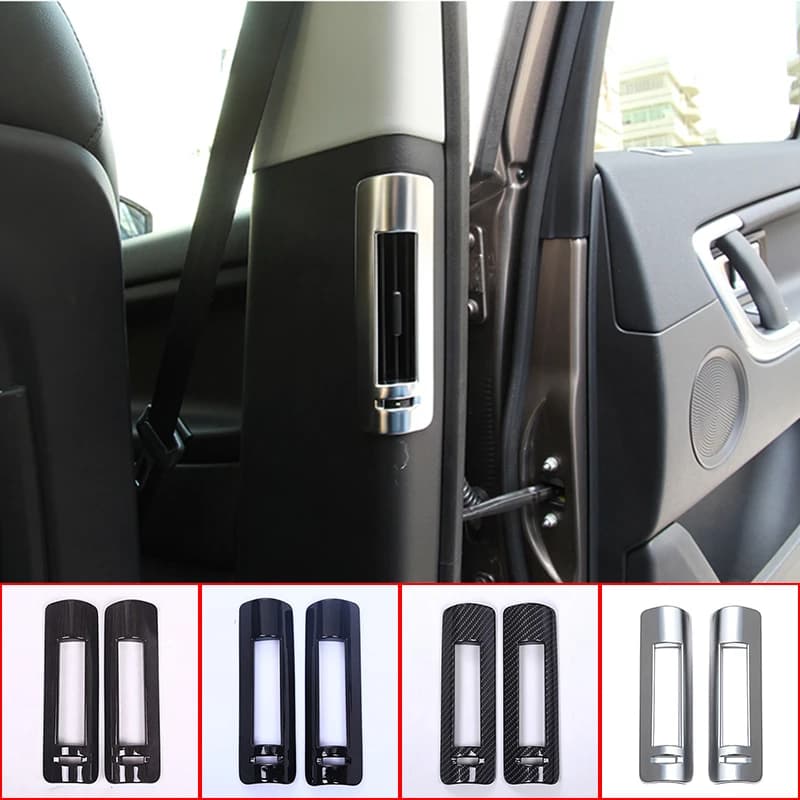 Cadre de sortie pour Land Rover Discovery Sport Discovery 5, accessoire d'intérieur, ABS argent, pilier B, climatisation de l'air, couverture de garniture