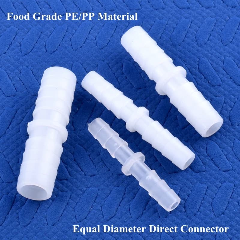 Connecteurs directs en plastique de qualité alimentaire, 5 à 200 pièces, 4 à 14mm, diamètre égal, pompe à Air pour Aquarium, tuyau, Joint pagode, raccords de tuyaux d'eau
