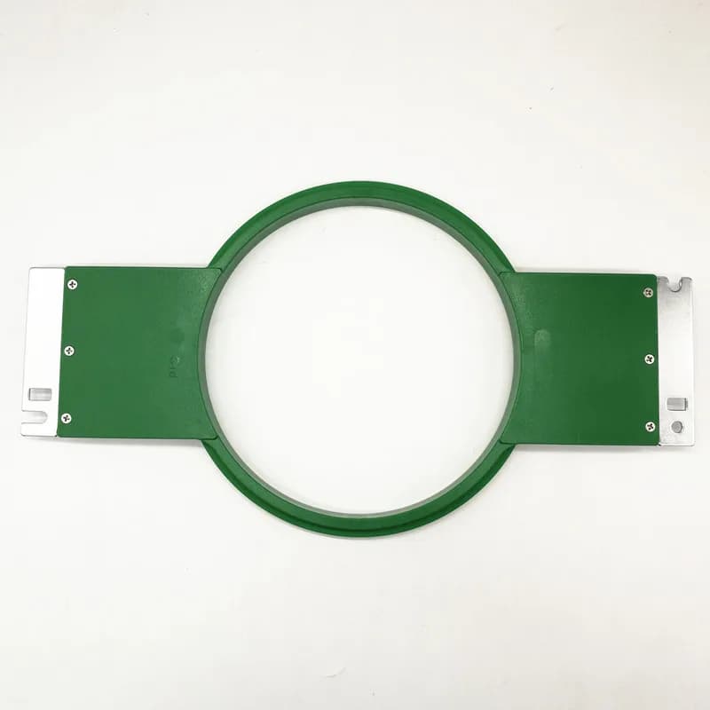 Tajima – cerceaux verts de haute qualité, taille ronde, bras 180mm, largeur 355mm, cadres de Machine à broder