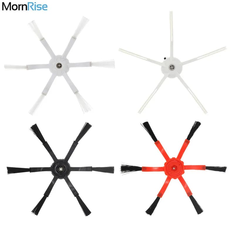 Brosse latérale de rechange en silicone pour Xiaomi Roborock S8 S7 S6 S5 Max S50, douilles d'angle touffues, accessoires pour aspirateur robot