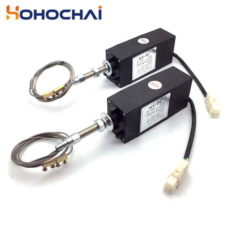 Nouvelle arrivée HY-PL 12V/24V Moteur Diesel Électrique Accélérateur HY PL Moteur Flameout Électrovanne