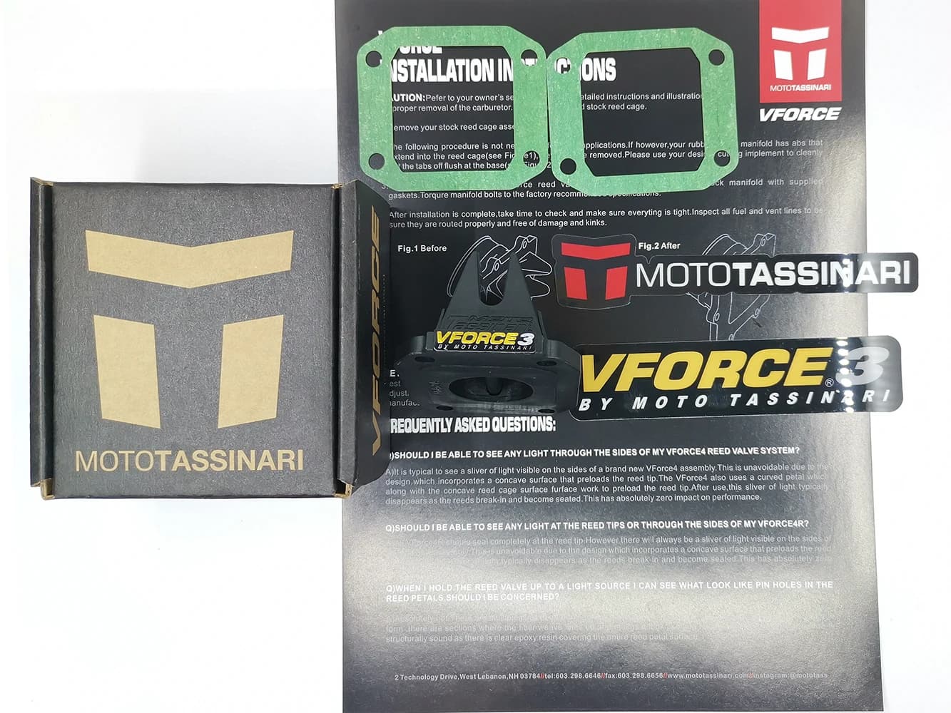 Système de assujetà roseaux, CR80, CR85, VForce 3, Simson Pro, Aprilia, RS, RX, SX, Derbi, Senda, GPR, Gilera, GCM, RCR, Honda, CR 85, 80 V-Force Box