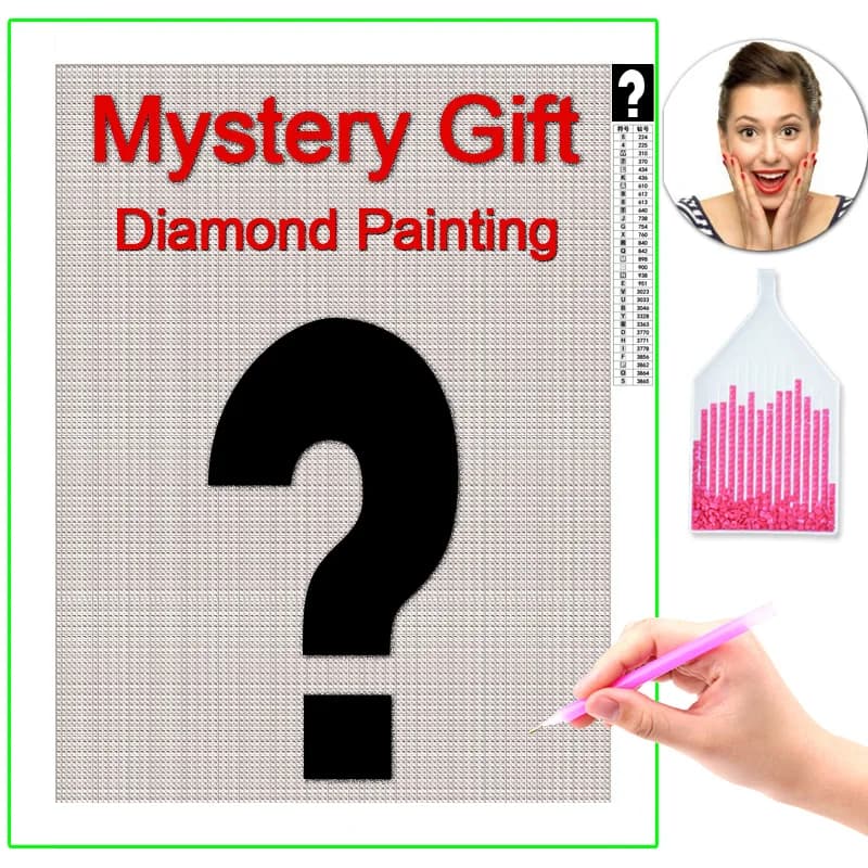 HOMFUN – Peinture diamant personnalisée avec photo, image mystérieuse en strass, broderie 3D, points de croix, à faire soi-même, idéal comme cadeau