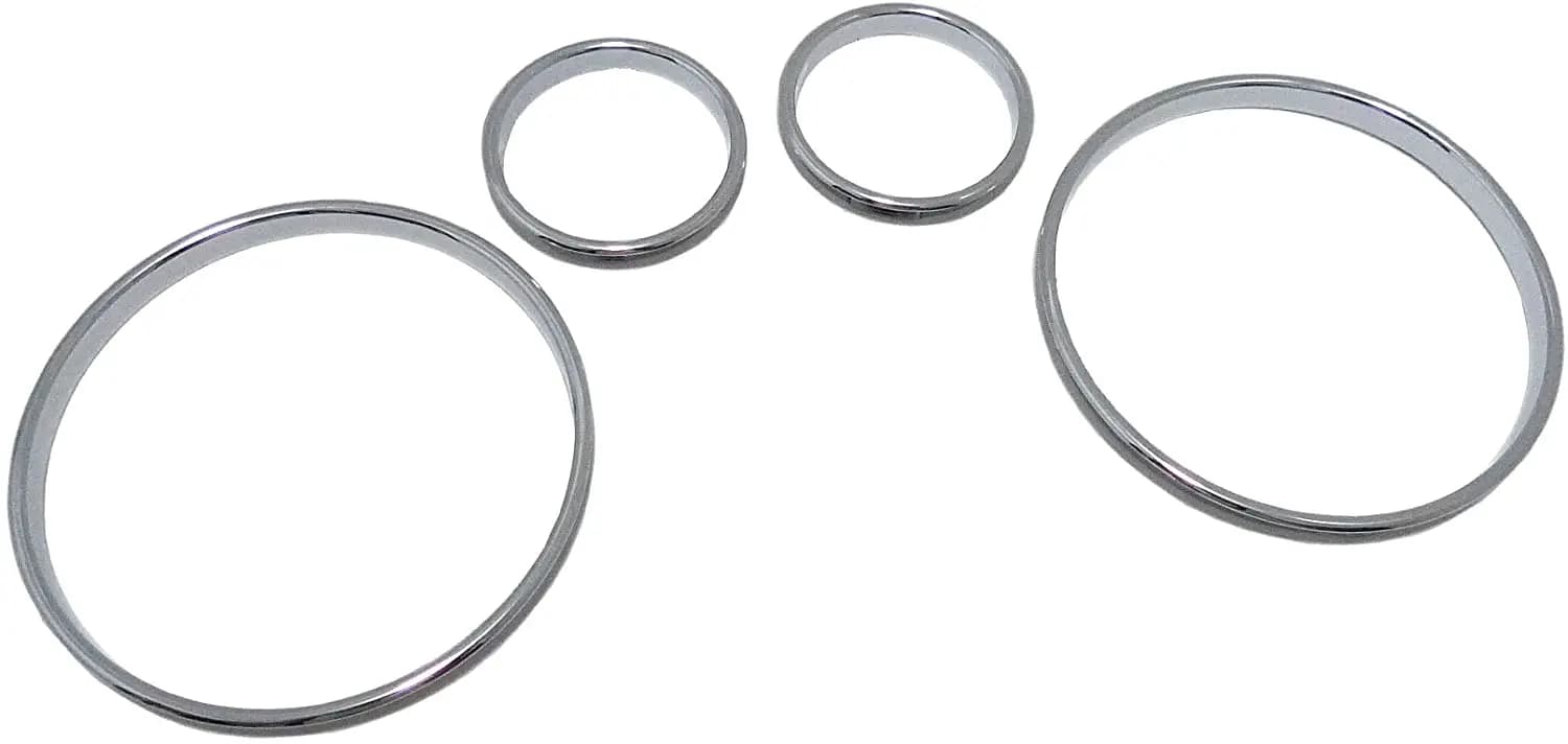Bague de lunette de tableau Prada pour BMW, groupe de jauges chromées, BMW E38 Série 7, BMW E39 Série 5, BMW E53 Série X5