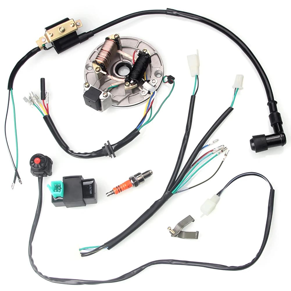 Bobine CDI pour Liqu125cc Kick Start D343 Pit Bike, Câblage SFP, Fil 4 Temps, Moto, Neuf