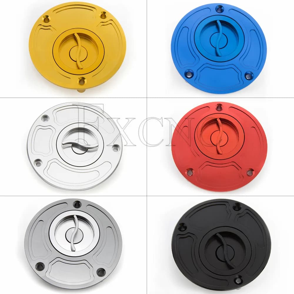 Bouchon de gaz de carburant CNC sans clé, pour Honda CBR600 F4i CBR954RR CBR900RR CBR600RR CBR1000RR CBR1100XX Hornet CB600F CB500 CBF1000 RVF400