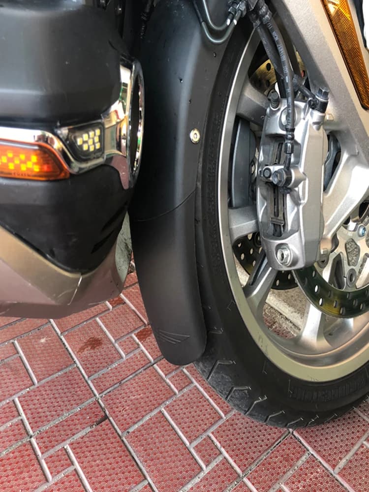 Extension de garde-boue de moto, couvercle de protection contre les éclaboussures de boue, Extension de garde-boue avant pour Honda Goldwing GL1800 2018 – 2023 Gold Wing GL 1800