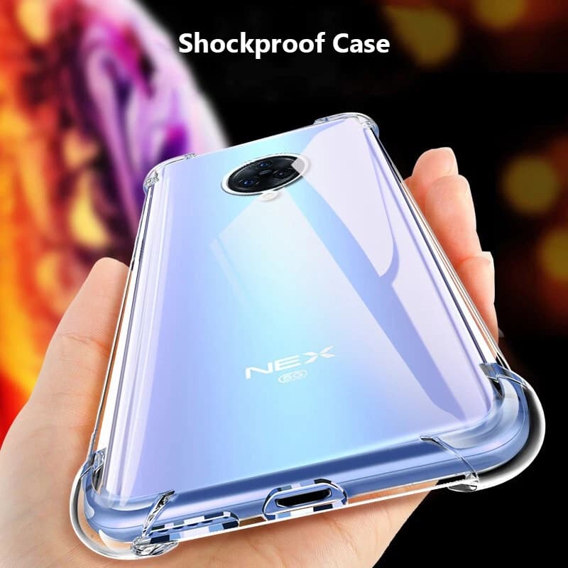 Coque arrière transparente en silicone TPU souple mince antichoc, compatible avec vivo NEX 3 S7 Dock 5G S5 l's V11 V15 V17 V19 V20 Pro Y17 Y15 Y50