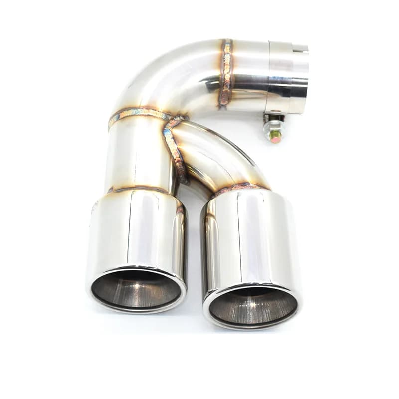 Embout d'échappement simple ou double pour BMW F20 F21 116i 118i 120i 2011-2019, embout de silencieux en acier inoxydable