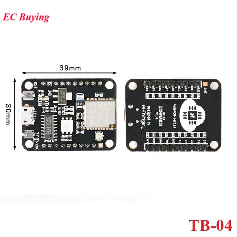 Carte de développement de réseau compatible Bluetooth, technologie de contrôle de la lumière, transmission transparente, kit de mise en réseau 5.0 maillés, AT, TB-04