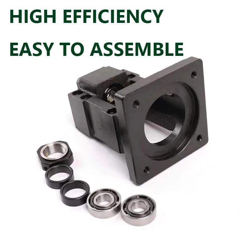 Support de moteur/support de pas CNC C5 C7 pour roulement BK12 BK15 BK20 pour vis à billes SFU1605 SFU2005 SFU2505