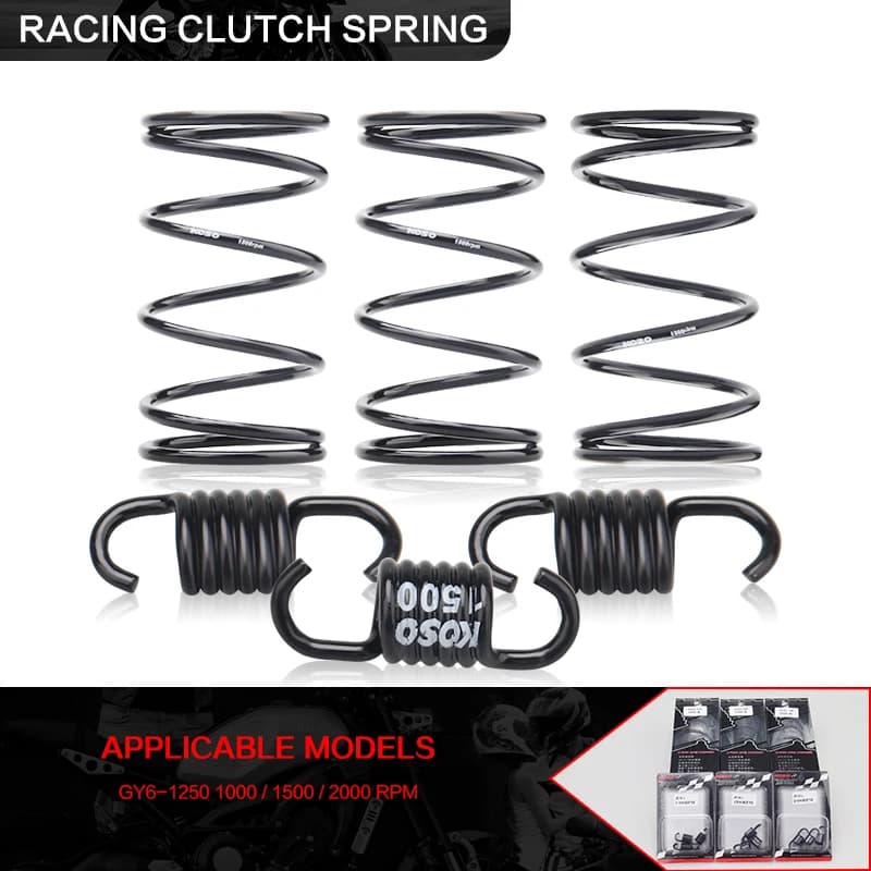 Ressorts d'embrayage à ressort de couple pour moto, 1000 tr/min, 1500 tr/min, 2000 tr/min, pour Yamaha Zuma BWS JOG 50cc Minarelli 1PE40QMB 1k/1.5k/2k