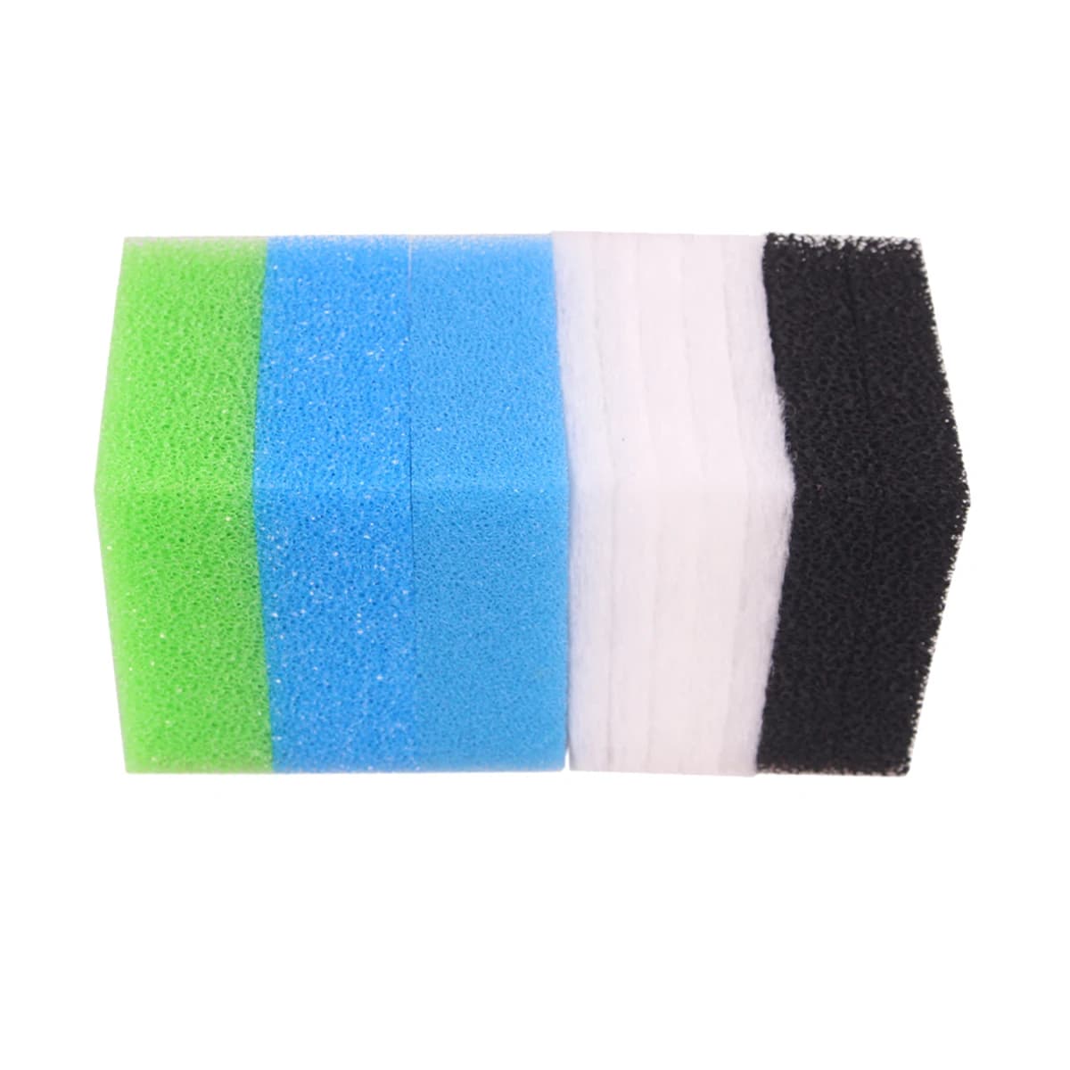 Ensemble d'éponges filtrantes d'aquarium compatibles pour Juwel Jumbo / Bioflow 8.0 / XL (1x Fine, 1x Grossier, 1x Nitrate, 2x Carbone, 5x Poly)