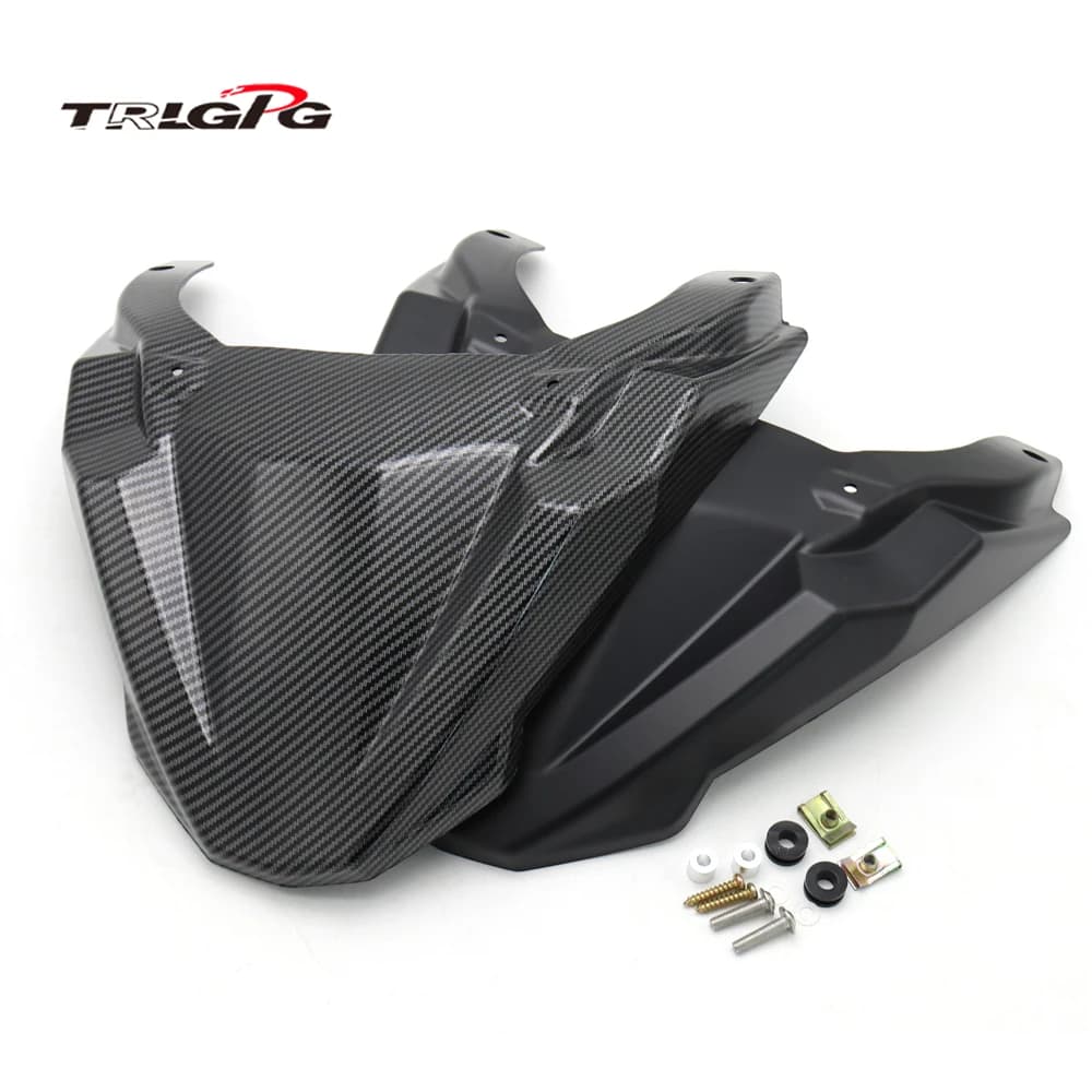Garde-boue avant en fibre de carbone pour Yamaha MT 09 Tracer 900 GT FJ09 18 2019 2020 2021, extension de bec de canard.