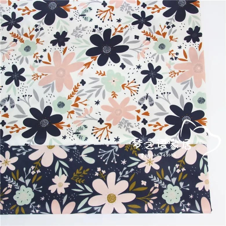 Syunss fleur danse volant imprimé coton tissu bricolage tissu Patchwork Telas couture bébé jouet literie couette Tecido le tissu Tilda