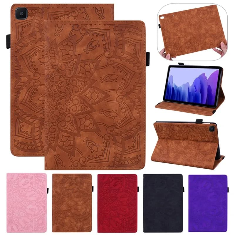 Juste en relief pour iPad Pro, étui portefeuille pour tablette, fleur 3D, Funda pour iPad Pro, 12, 9, 2022 pouces, 12.9, 2020, 2021, 2022