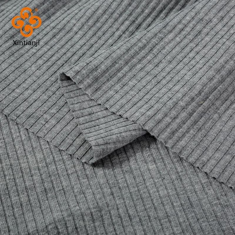 Tissu côtelé en coton et Spandex de couleur unie, demi-yards pour coudre des Leggings, T-Shirt et robe, fournisseur de tissu, vente en gros, 45x135Cm