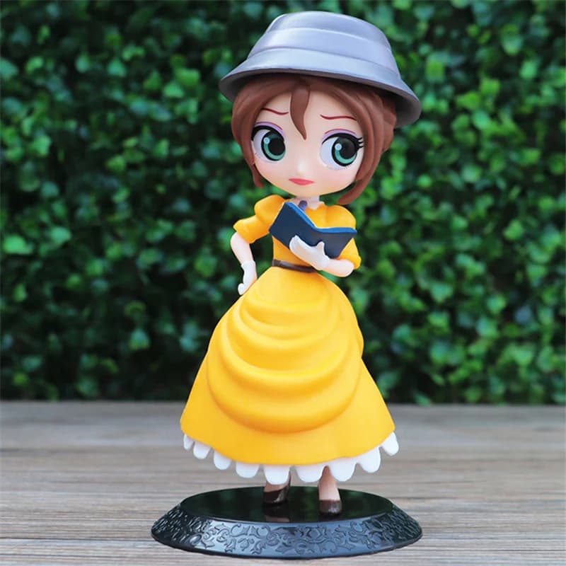 Q Posket mignon grands yeux raiponce jenny sirène princesse PVC Anime poupées à collectionner Q Version modèle jouet cadeau d'anniversaire
